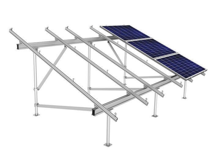 PV Solar Panel Frame Mounting Kit , Triangular Bracket Solar Roof Systems